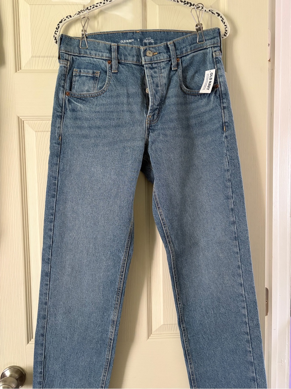 Old Navy Men's Medium Blue Straight Jeans